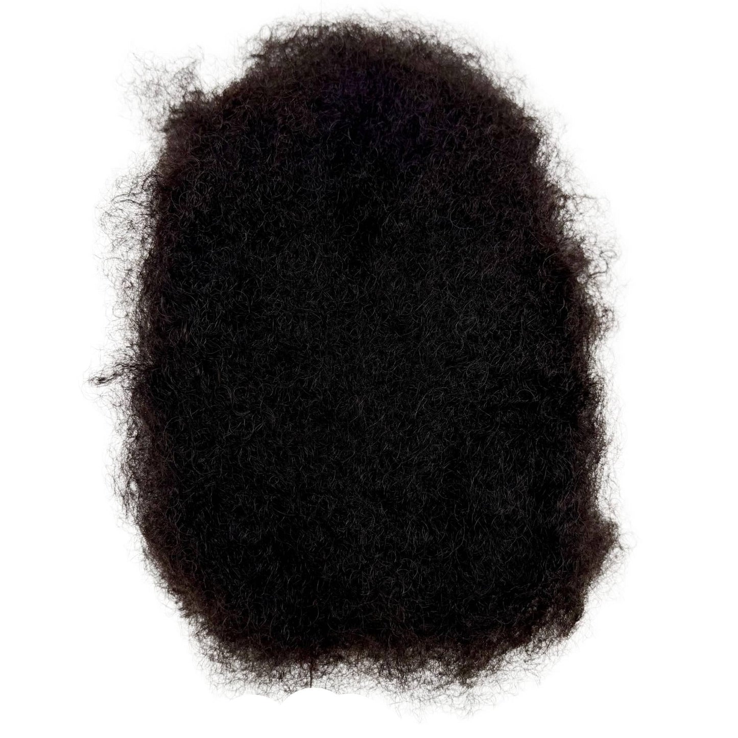 Afro Kinky Bulk Hair for Braiding, Dreadlocks & Twists - full bundle of dense natural black 4C afro kinky bulk hair on white background