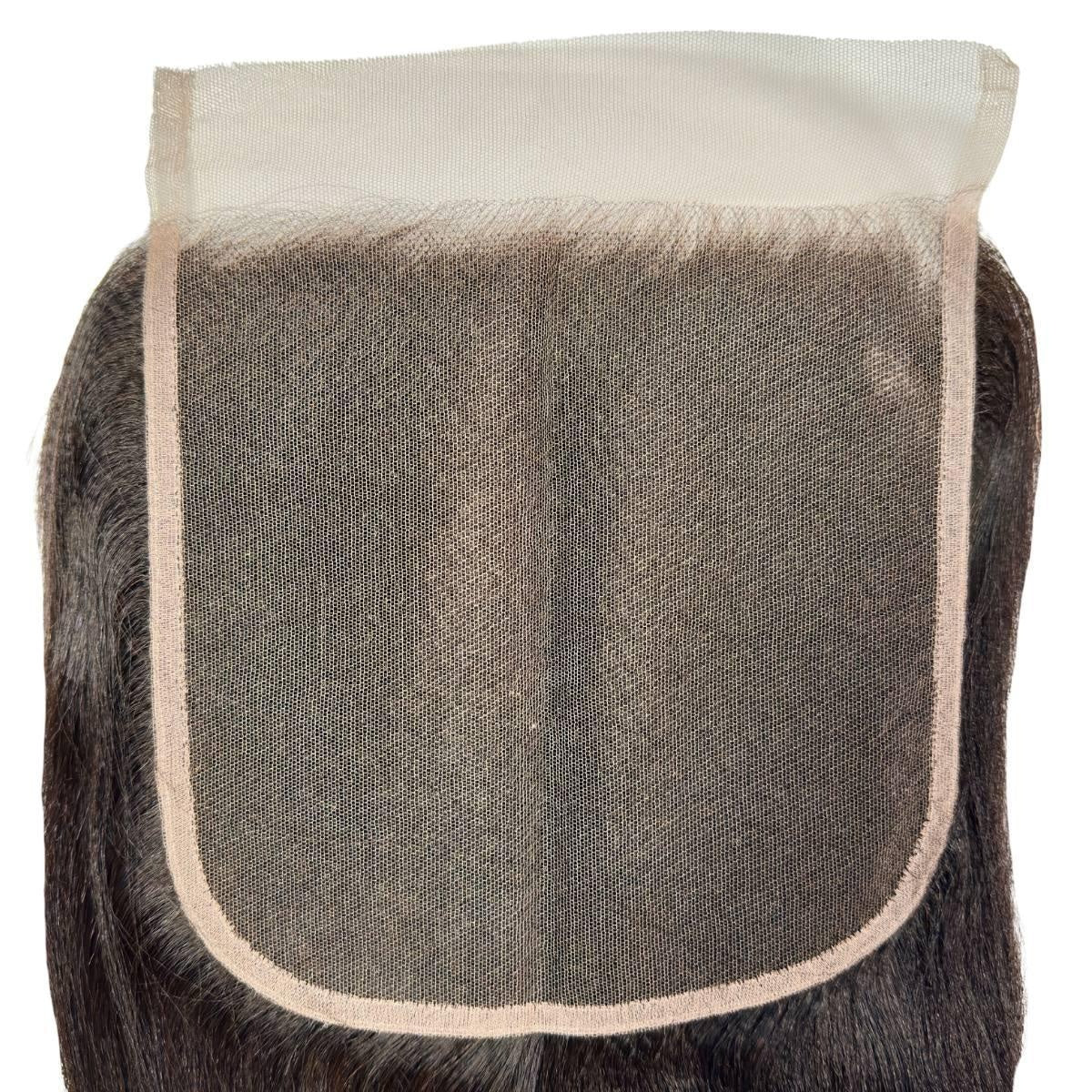 Yaki Straight 7x7 HD Lace Closure - HD lace base detail