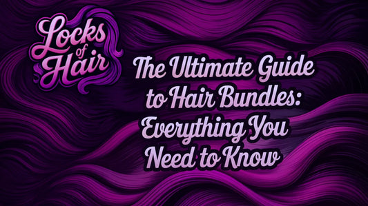 Locks of Hair bundle guide header with various hair textures