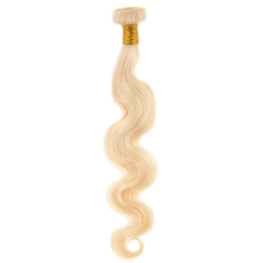 Premium virgin Brazilian body wave hair bundles for sew-in installations