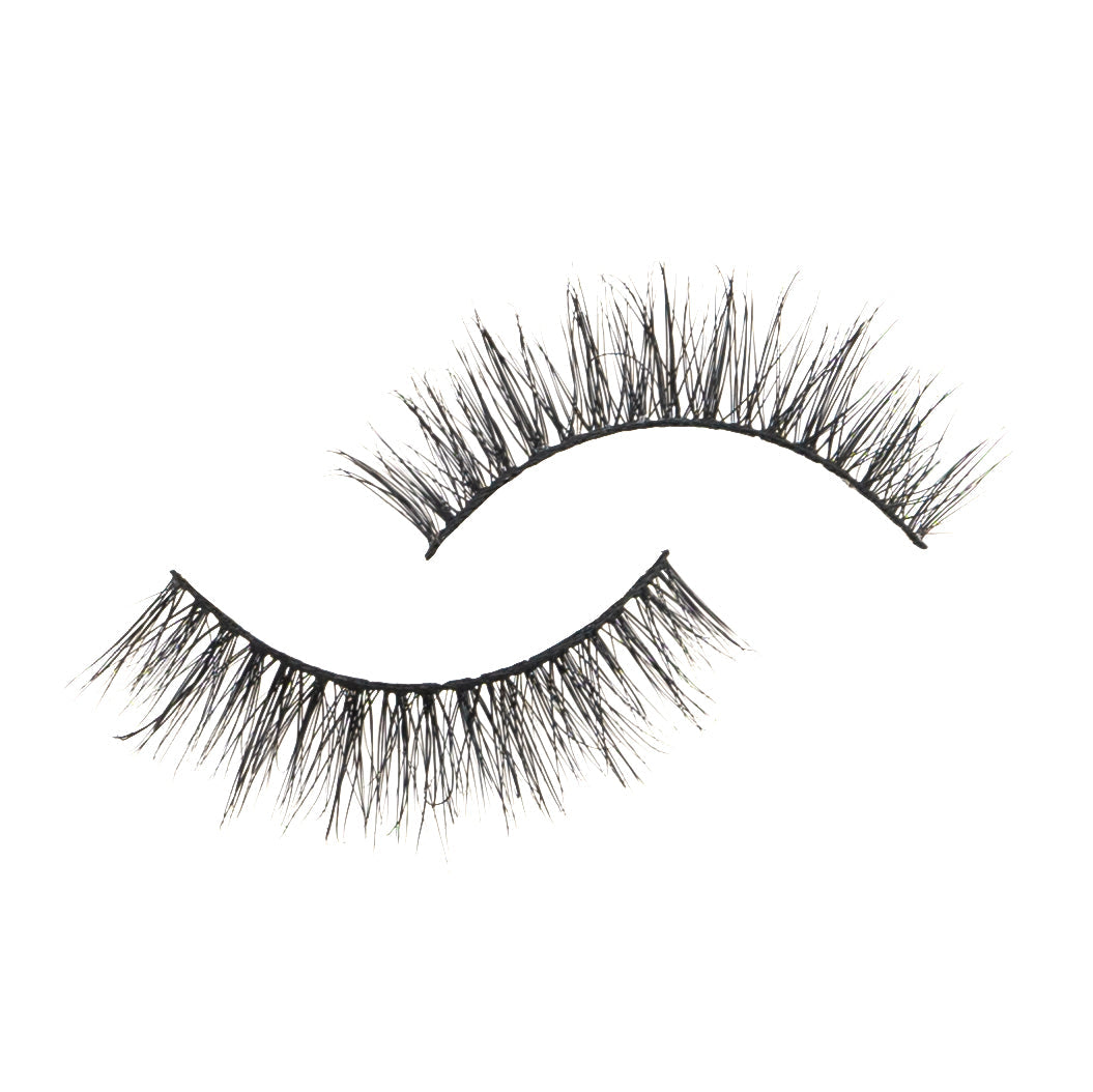 Ultra thin band 3D mink lashes for comfortable all-day wear 14-16mm