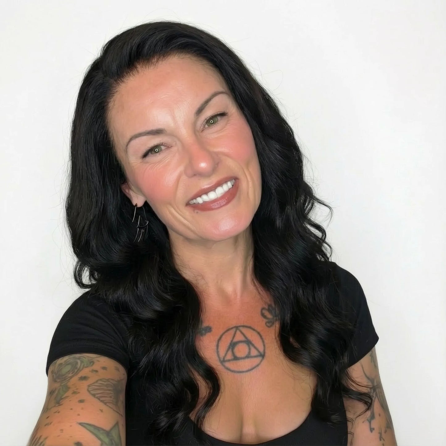 Human Hair Wig - Body Wave 13x4 HD Lace Front Wig - Natural Black (1B)