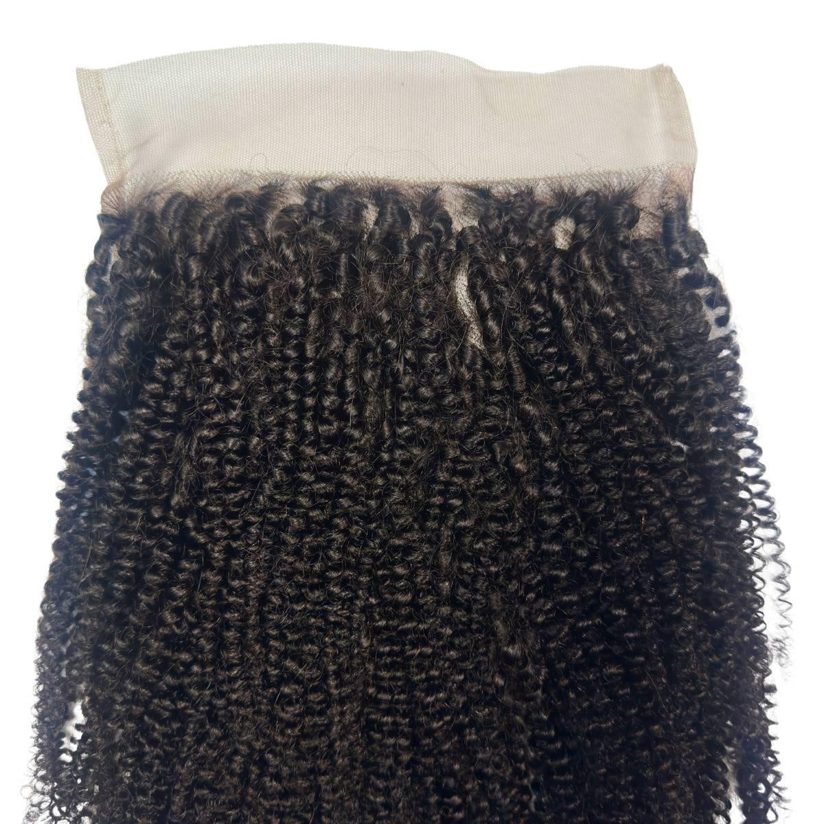 Afro Kinky 7x7 HD Lace Closure - lace closure top with curl texture