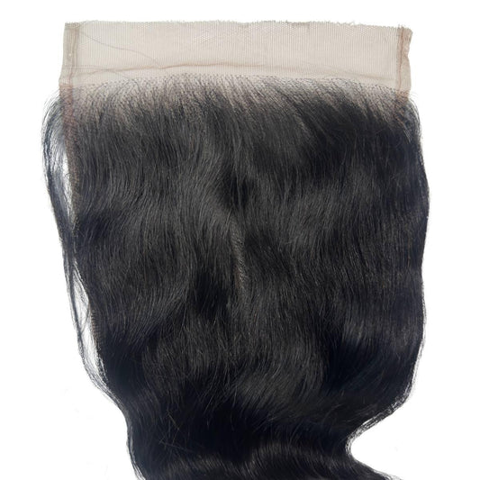 Jet Black Body Wave 6x6 HD Lace Closure - lace closure top, hairline detail