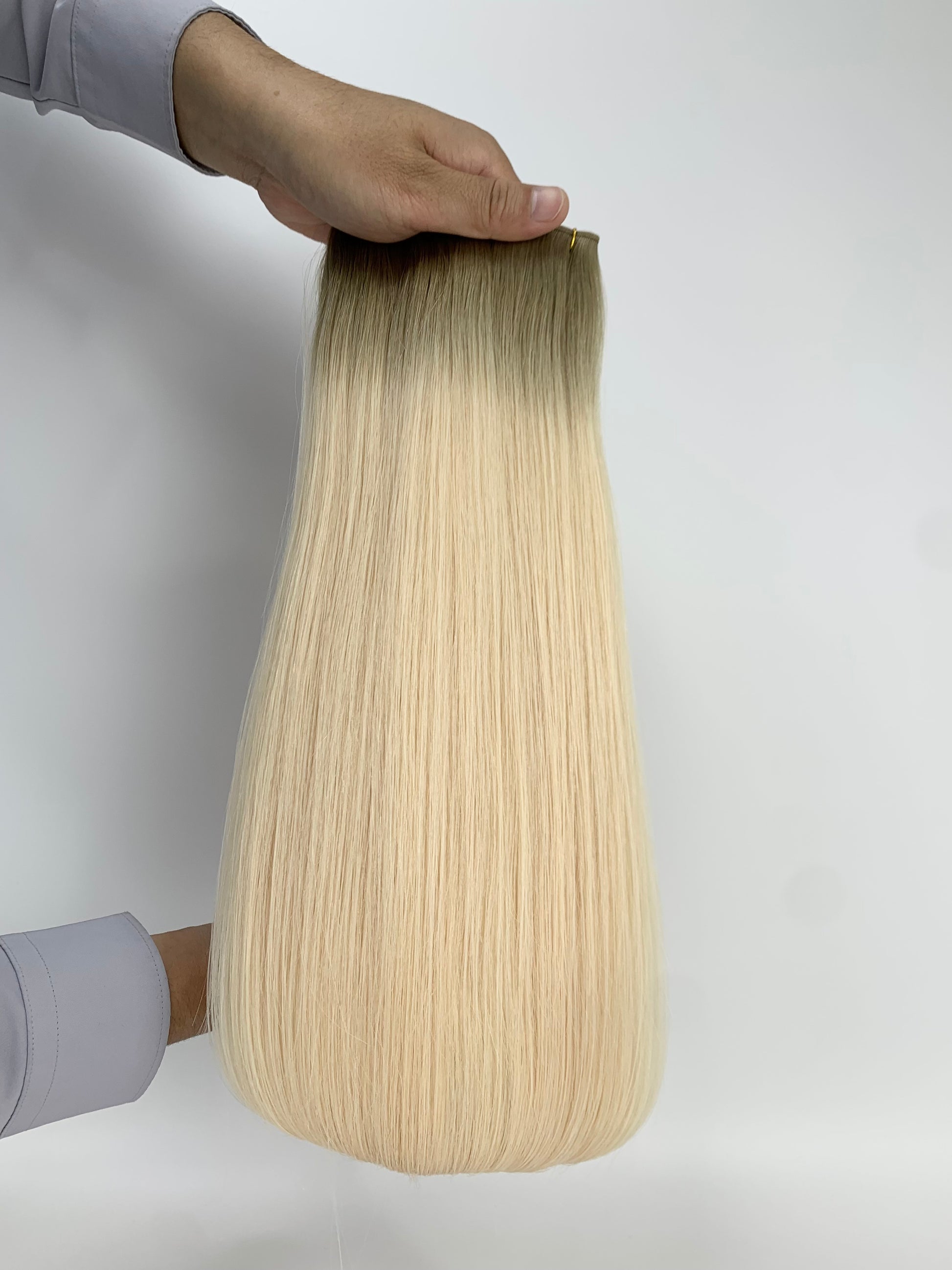 Butterfly Genius Weft - 100% Virgin Human Hair Extensions - blonde balayage (#TSS) color swatch