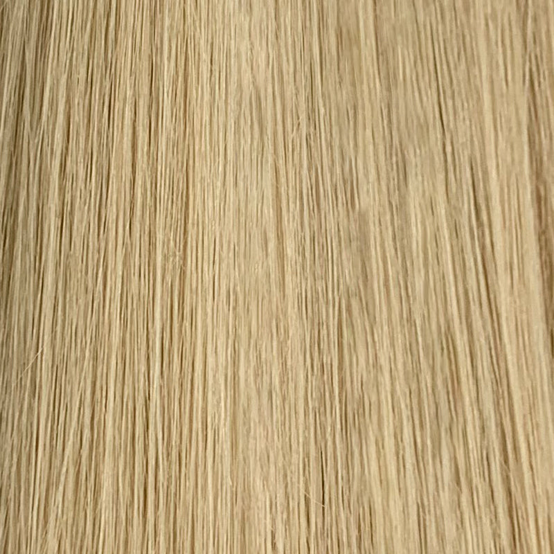 Genius Weft - 100% Virgin Remy Human Hair Extensions - dark ash blonde (#18) color swatch