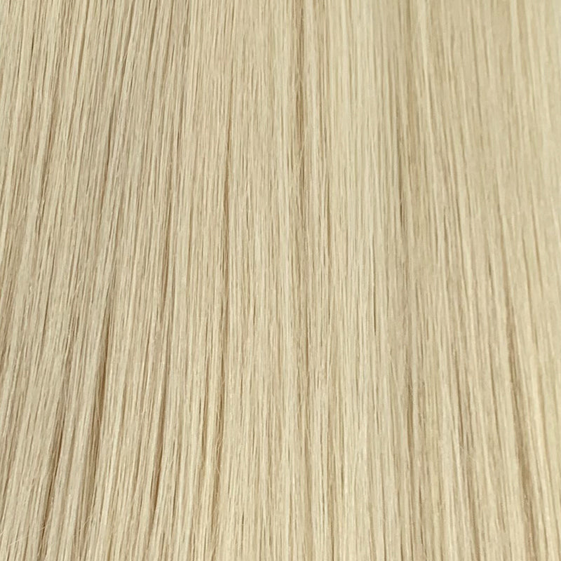 Genius Weft - 100% Virgin Remy Human Hair Extensions - light golden blonde (#24A) color swatch