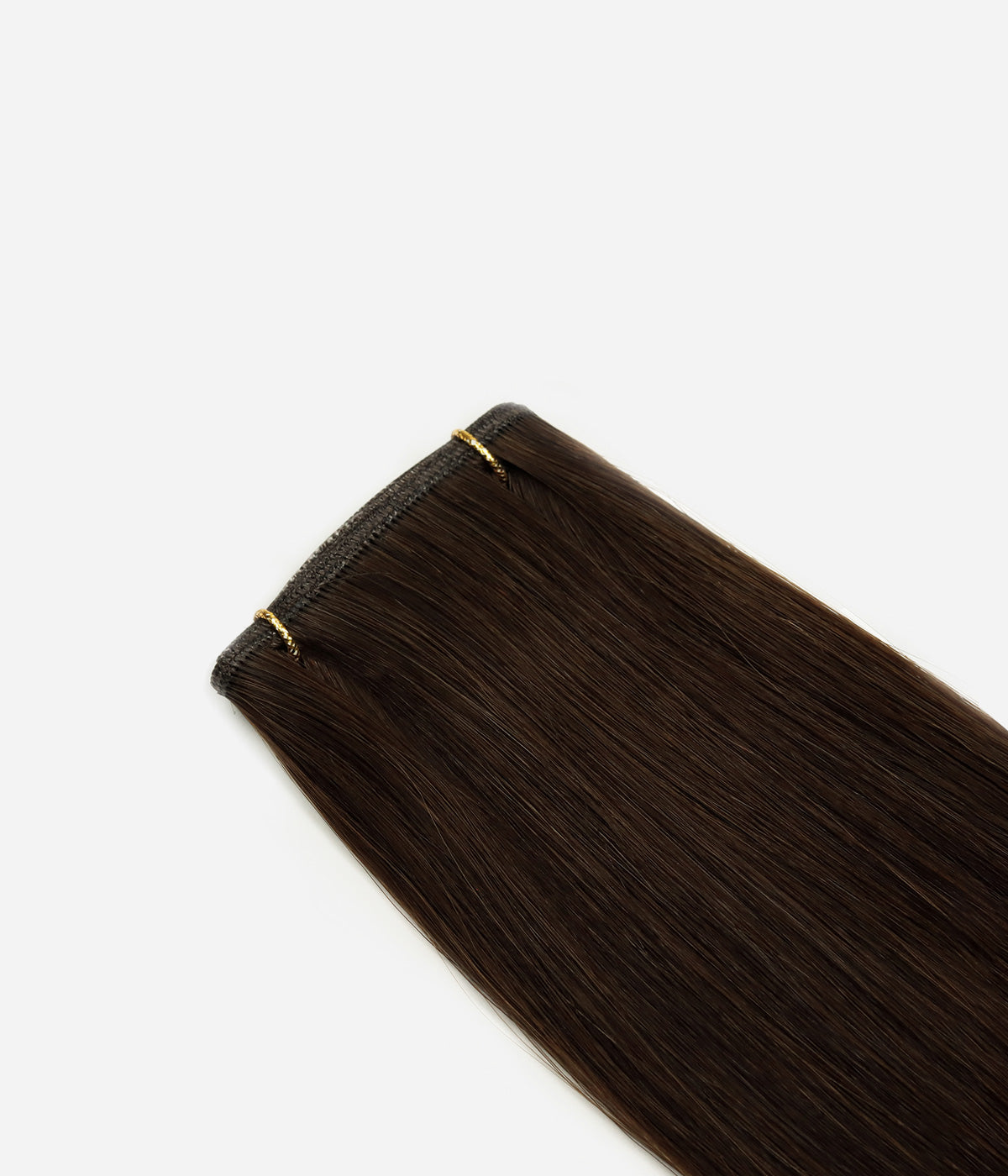 Genius Weft - 100% Virgin Remy Human Hair Extensions - weft edge construction detail