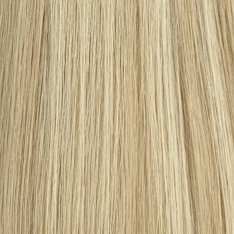 Genius Weft - 100% Virgin Remy Human Hair Extensions - blonde (#PGB) color swatch
