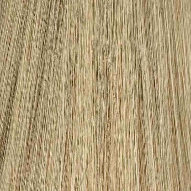 Genius Weft - 100% Virgin Remy Human Hair Extensions - dark blonde (#MDM) color swatch