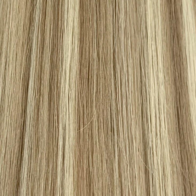 Genius Weft - 100% Virgin Remy Human Hair Extensions - blonde (#PMB) color swatch