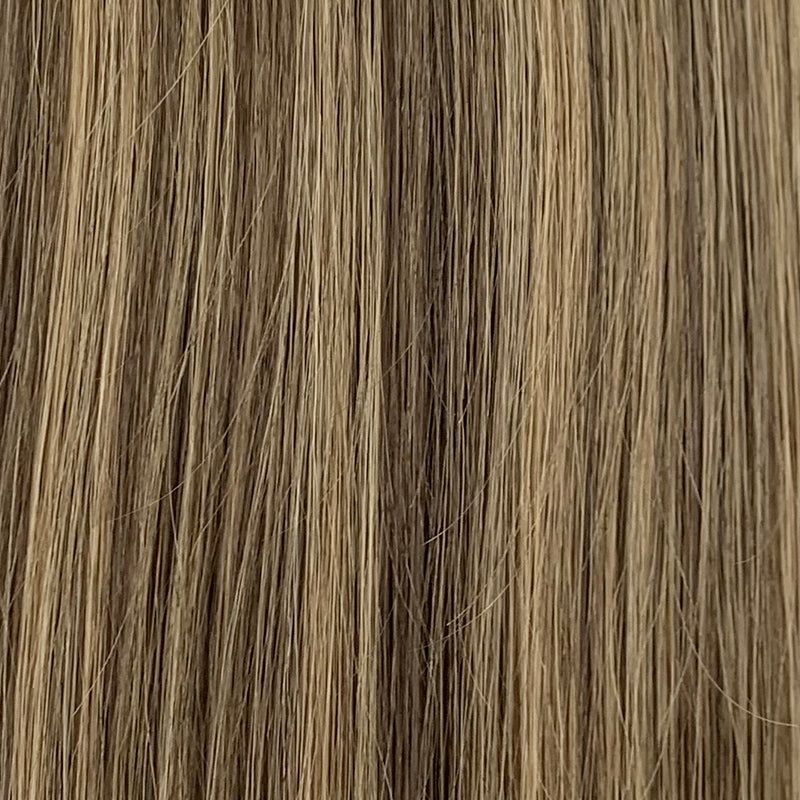 Genius Weft - 100% Virgin Remy Human Hair Extensions - brown (#RDB) color swatch