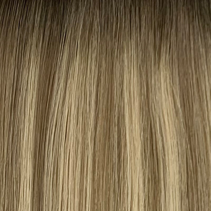Genius Weft - 100% Virgin Remy Human Hair Extensions - dark blonde (#THG) color swatch