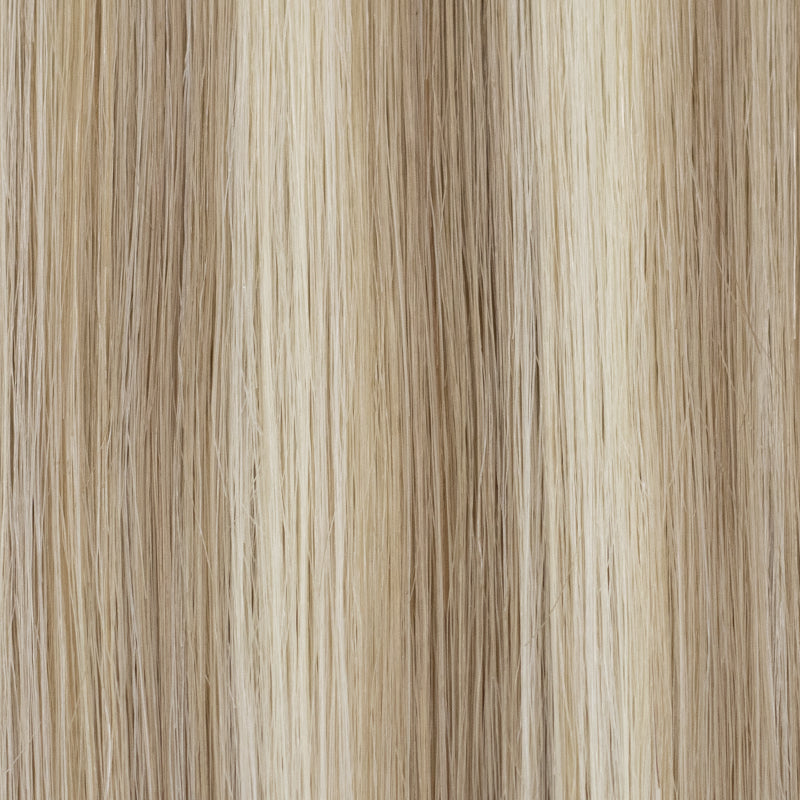 Genius Weft - 100% Virgin Remy Human Hair Extensions - blonde (#PMF) color swatch
