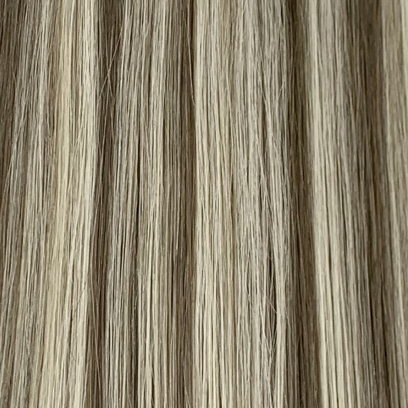 Genius Weft - 100% Virgin Remy Human Hair Extensions - dark blonde (#PSM) color swatch