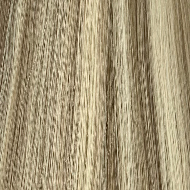 Genius Weft - 100% Virgin Remy Human Hair Extensions - dark blonde (#TCS) color swatch