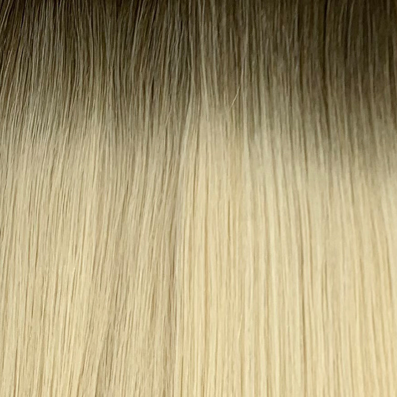 Genius Weft - 100% Virgin Remy Human Hair Extensions - blonde (#TGI) color swatch