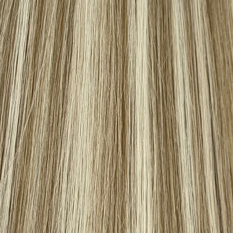 Genius Weft - 100% Virgin Remy Human Hair Extensions - dark blonde (#TMS) color swatch