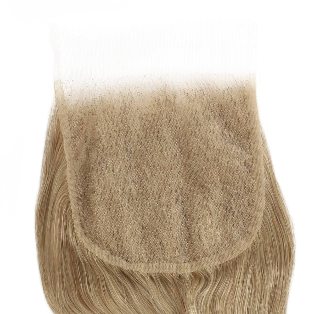 Hair Extensions - Body Wave 5x5 HD Closure - Honey Blonde (27) - hd lace base back view