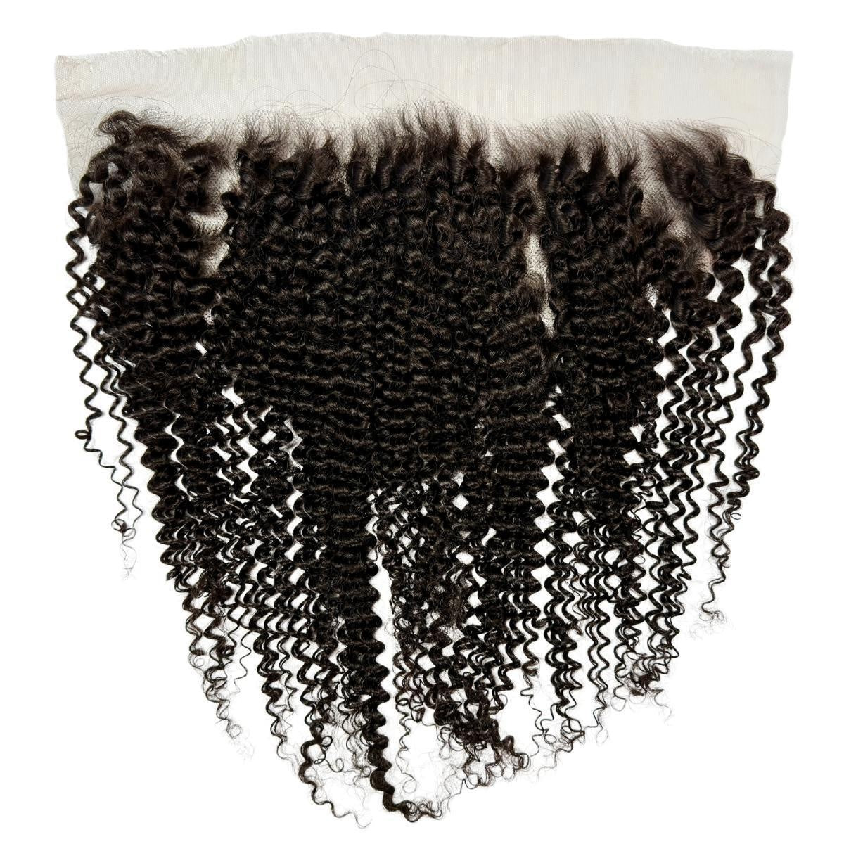 Jerry Curl 13x6 HD Lace Frontal - front of frontal, curl pattern
