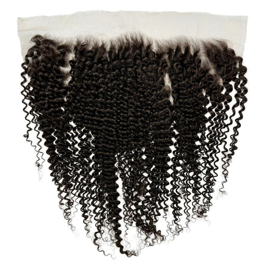 Jerry Curl 13x6 HD Lace Frontal - front of frontal, curl pattern
