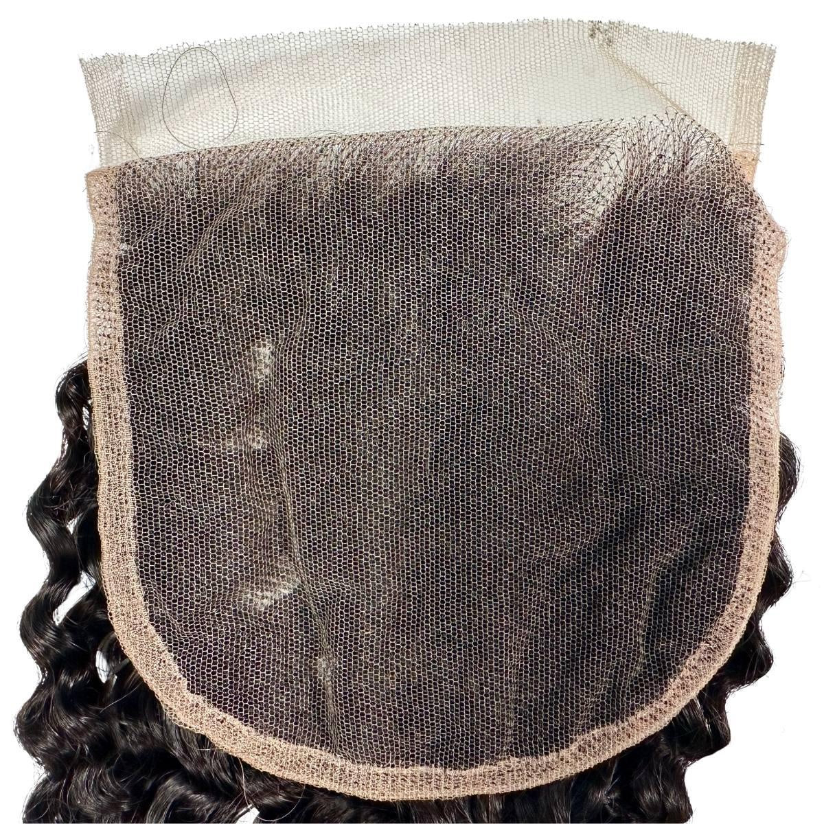 Jerry Curl 5x5 HD Lace Closure - underside of HD lace base