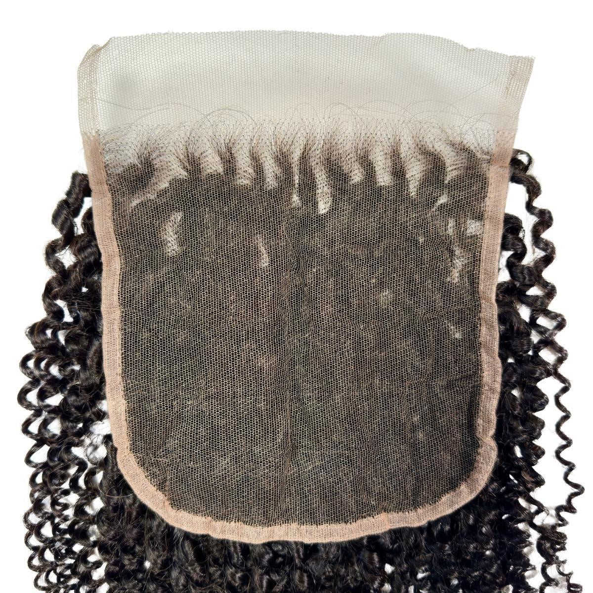 Jerry Curl 6x6 HD Lace Closure - underside of lace closure base
