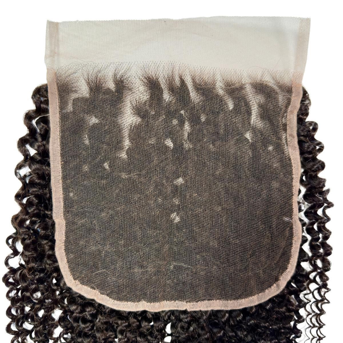 Jerry Curl 7x7 HD Lace Closure - lace closure base detail