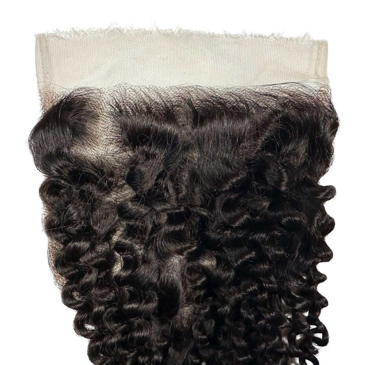Kinky Curly 6x6 HD Lace Closure - lace top with curl pattern