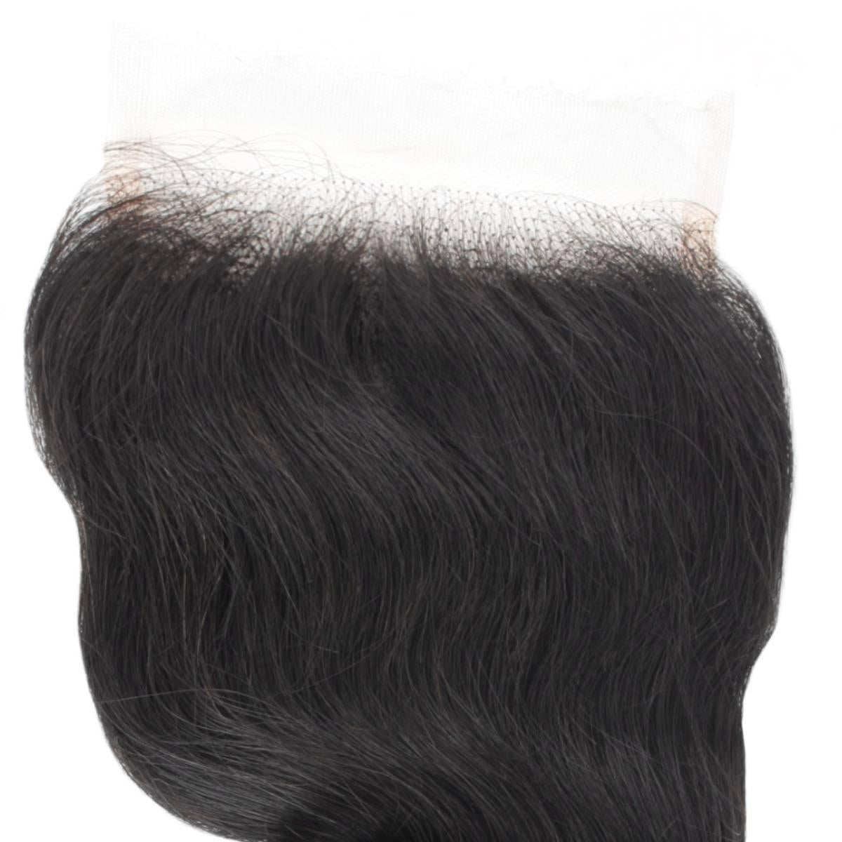 Loose Wave 5x5 HD Lace Closure - hairline and lace edge close-up