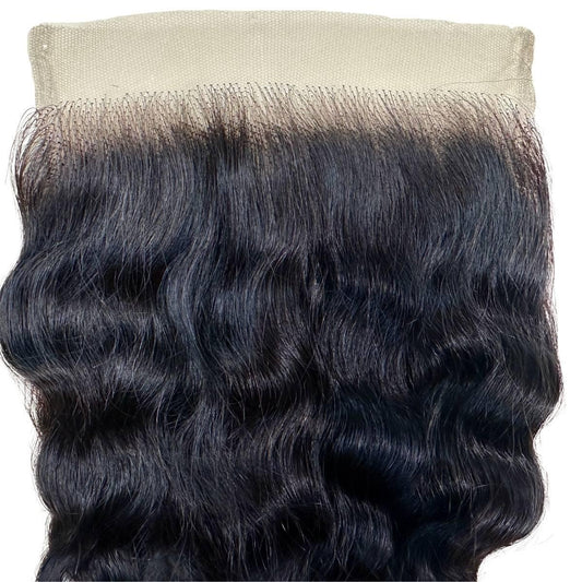 Spanish Wave 7x7 HD Lace Closure - wave pattern close-up on lace