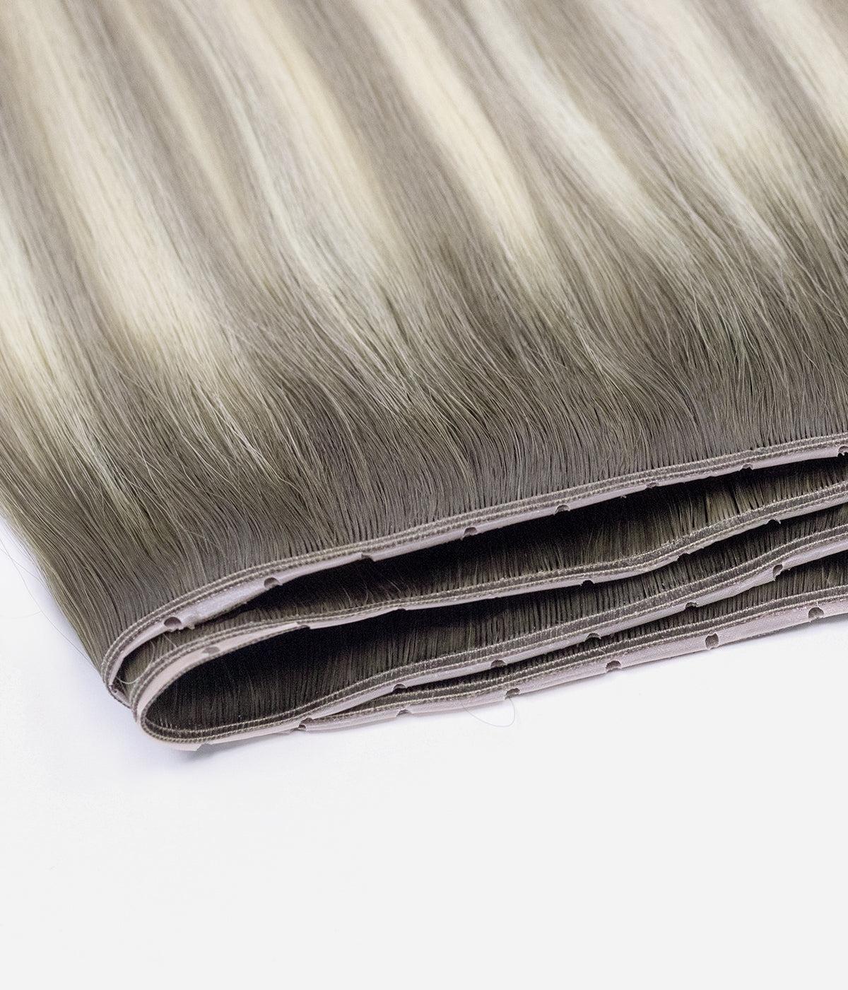 Twin Tabs Butterfly Genius Weft - 100% Virgin Human Hair Extensions - main product display of the twin-tab weft