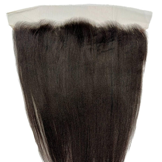 Yaki Straight 13x4 HD Lace Frontal - lace frontal top close-up