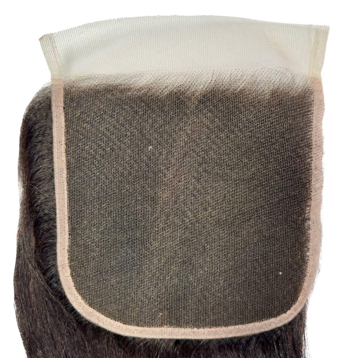 Yaki Straight 6x6 HD Lace Hair - underside of lace closure base