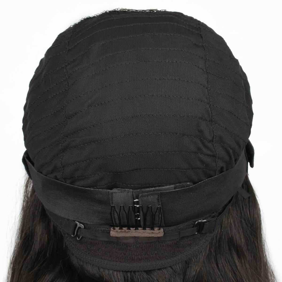 Glueless Body Wave 2x6 HD Lace Closure Wig - back of cap, adjustable strap
