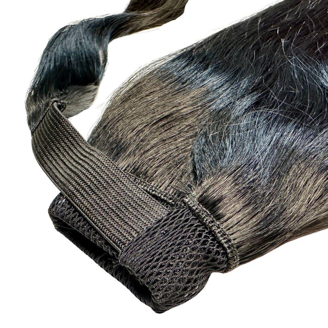 Jet Black Ponytail Extension