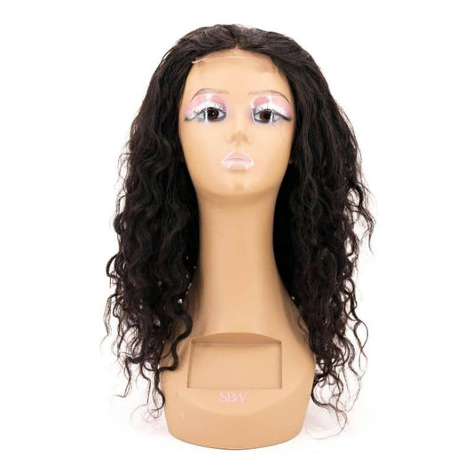 Messy Curl 4x4 Transparent Lace Closure Wig