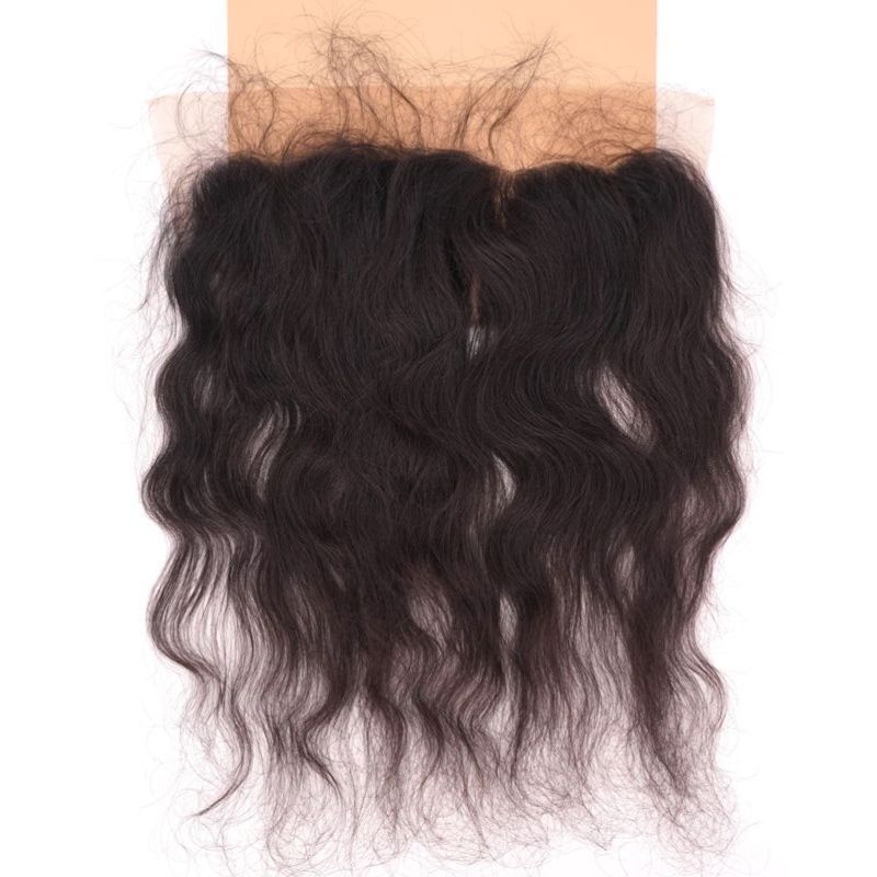 Raw Indian Curly  13x4 Transparent Frontal