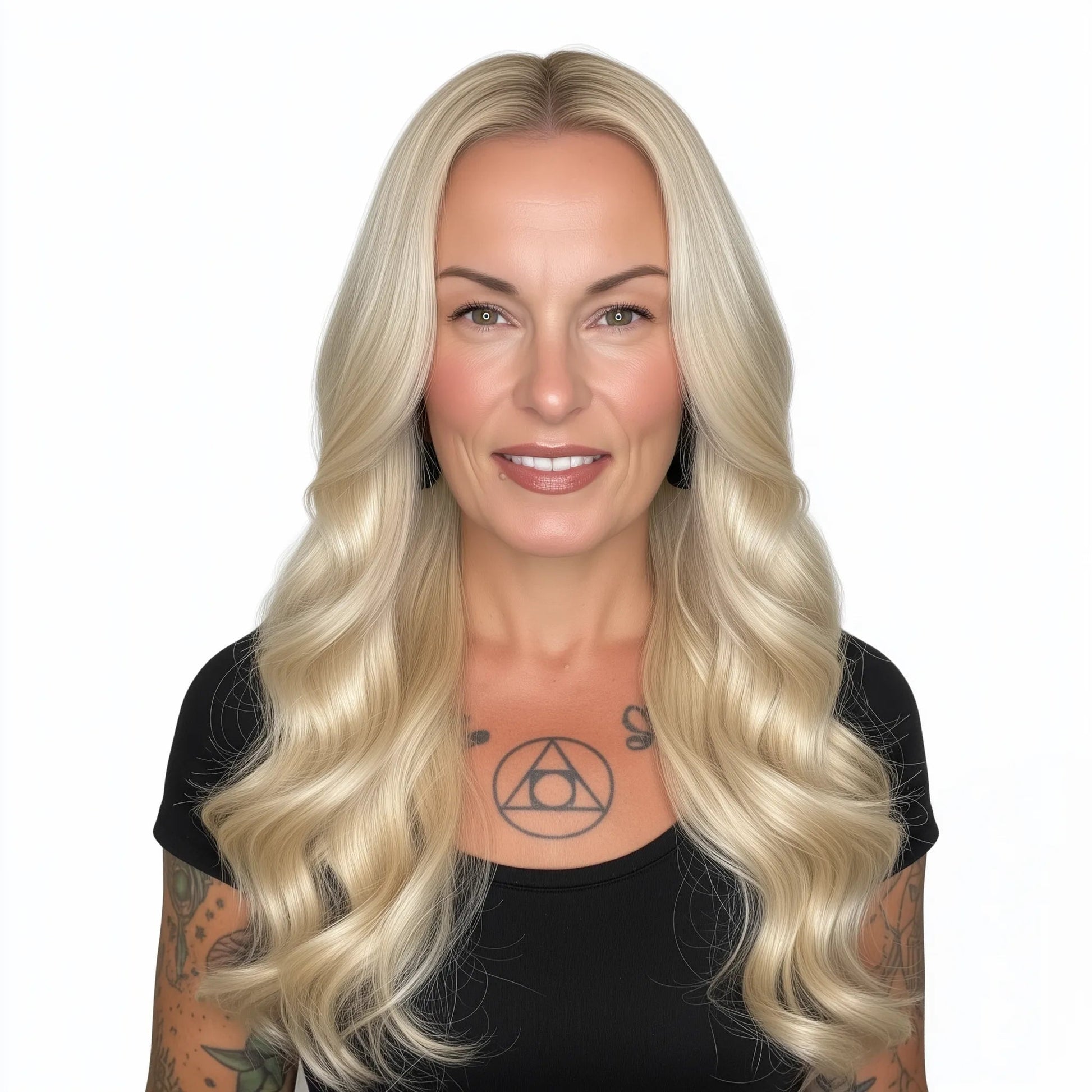 Sew In Hair Extensions - Brazilian Body Wave - Blonde (613) - Image 0